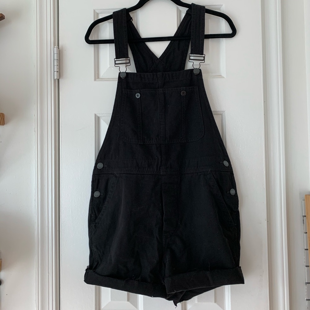 Free People Denim Overalls